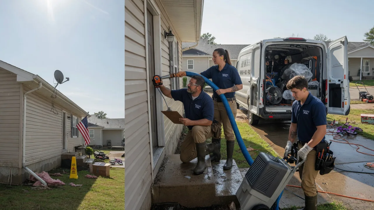 Ceiling Water Damage Restoration in Modale, IA near me