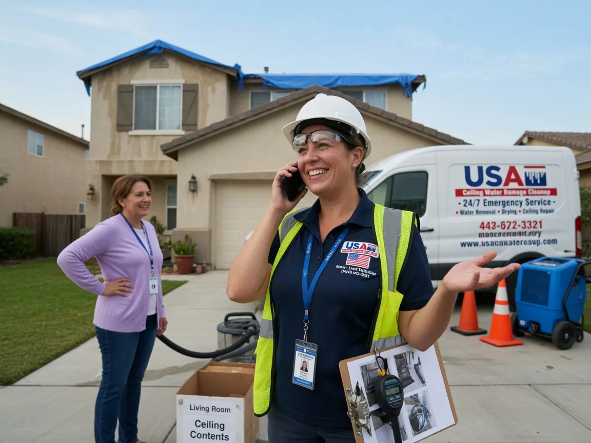 Ceiling Water Damage Restoration Modale, IA FAQs